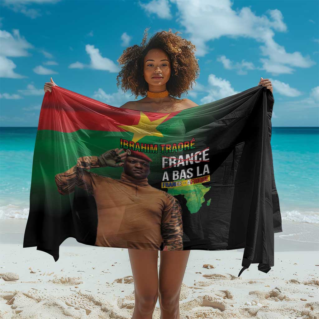 Traore Burkina Faso A Bas La Francafrique Sarong LT15