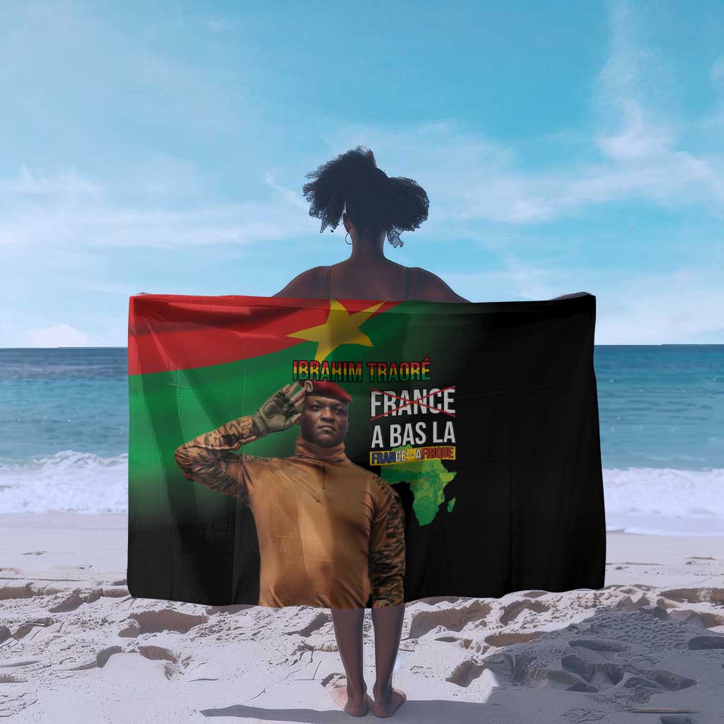 Traore Burkina Faso A Bas La Francafrique Sarong LT15