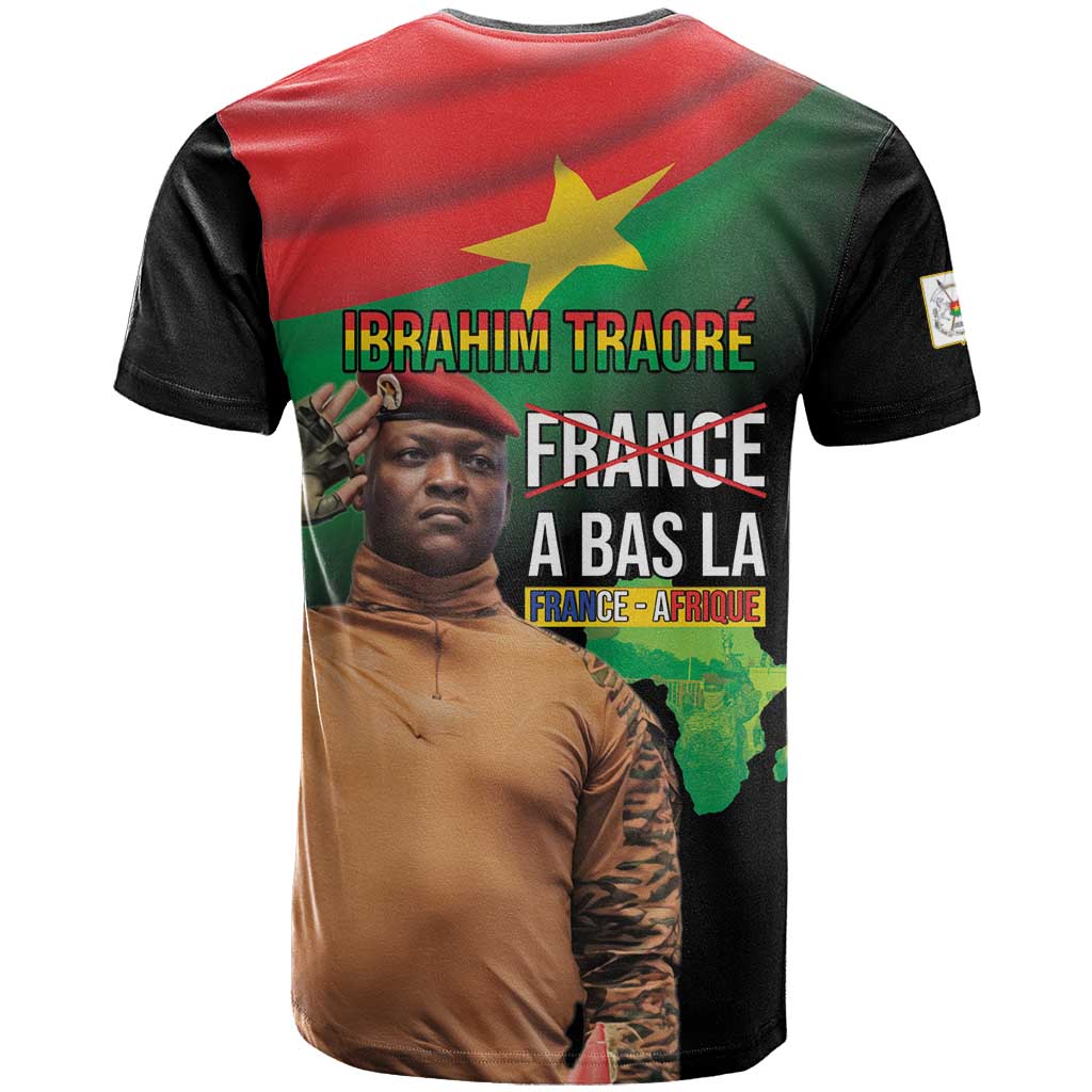 Traore Burkina Faso A Bas La Francafrique T shirt LT15