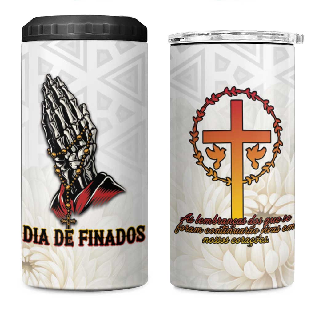 Gone but Never Forgotten 4 in 1 Can Cooler Tumbler Angola All Souls Day LT15