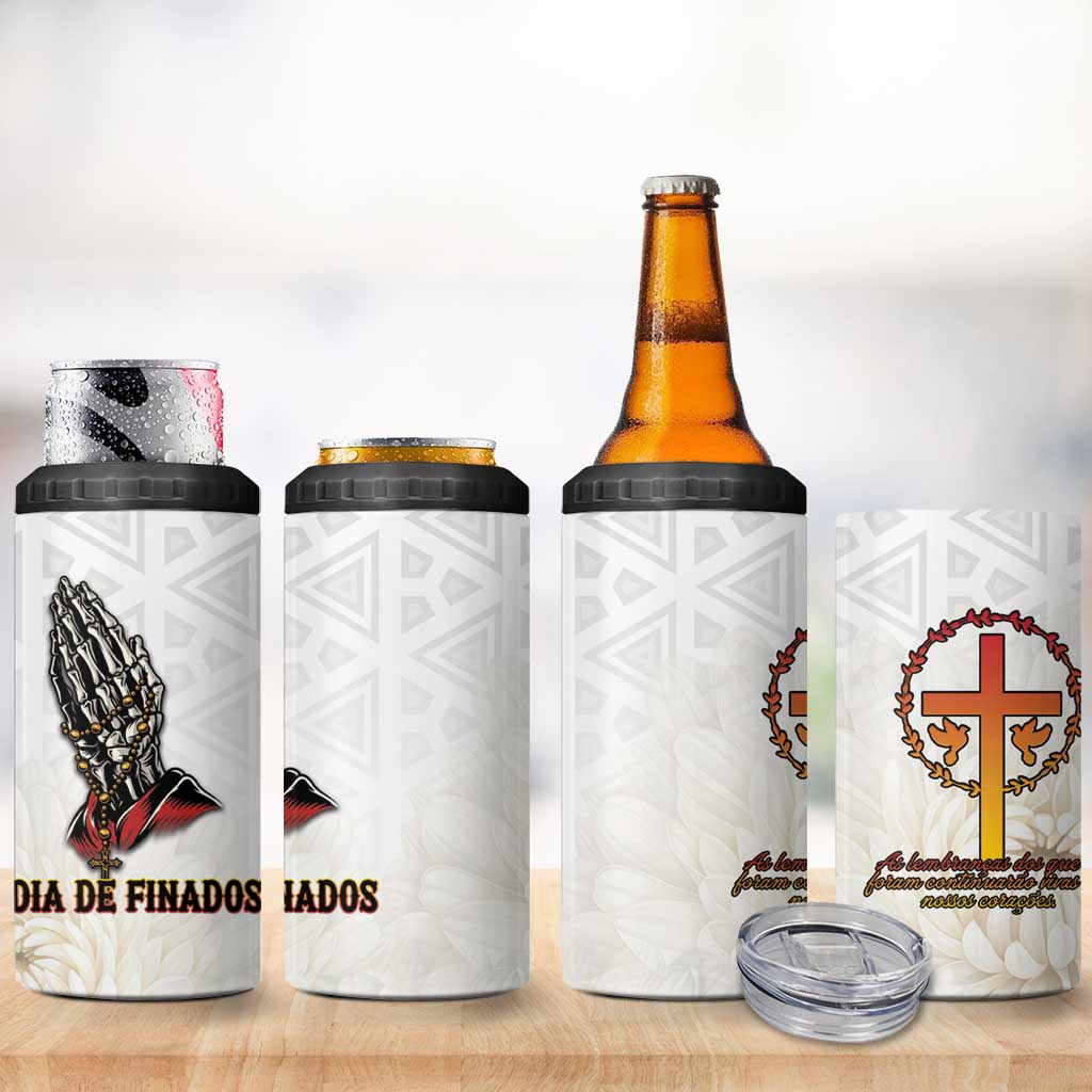 Gone but Never Forgotten 4 in 1 Can Cooler Tumbler Angola All Souls Day LT15