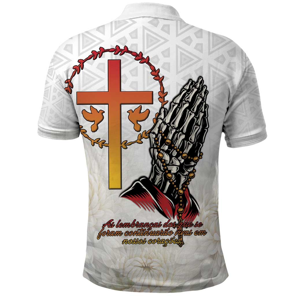 Angola All Souls Day Polo Shirt Together in Remembrance LT15