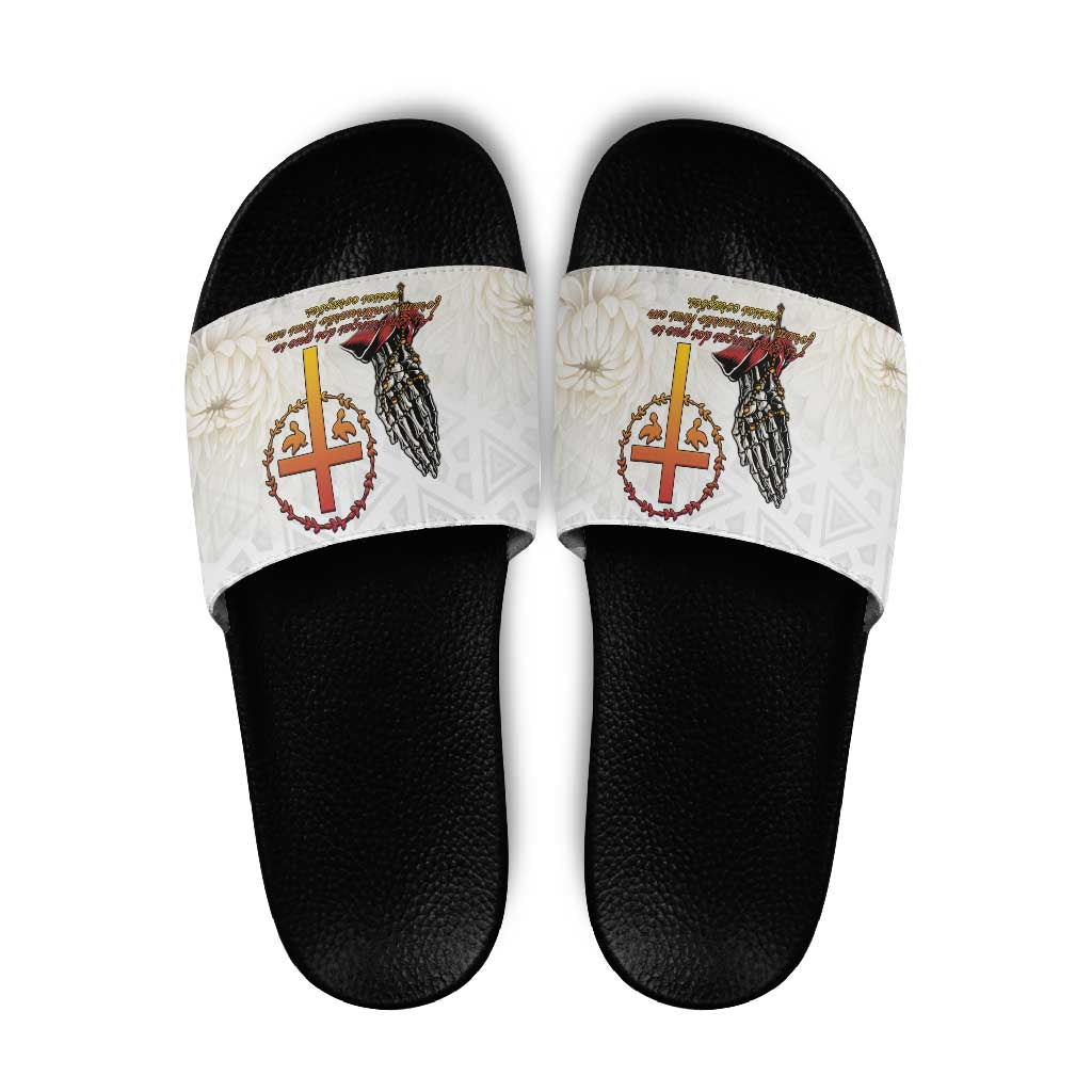 Angola All Souls Day Slide Sandals Together in Remembrance LT15
