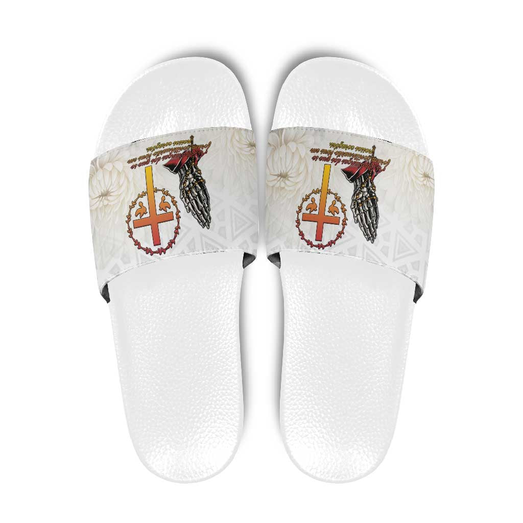 Angola All Souls Day Slide Sandals Together in Remembrance LT15