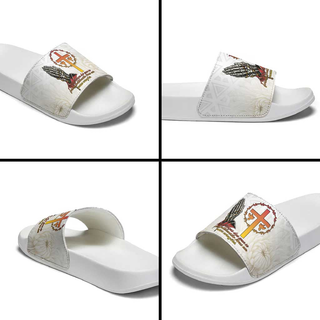 Angola All Souls Day Slide Sandals Together in Remembrance LT15