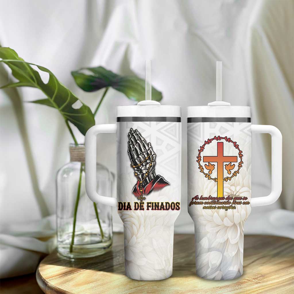 Gone but Never Forgotten Tumbler With Handle Angola All Souls Day LT15