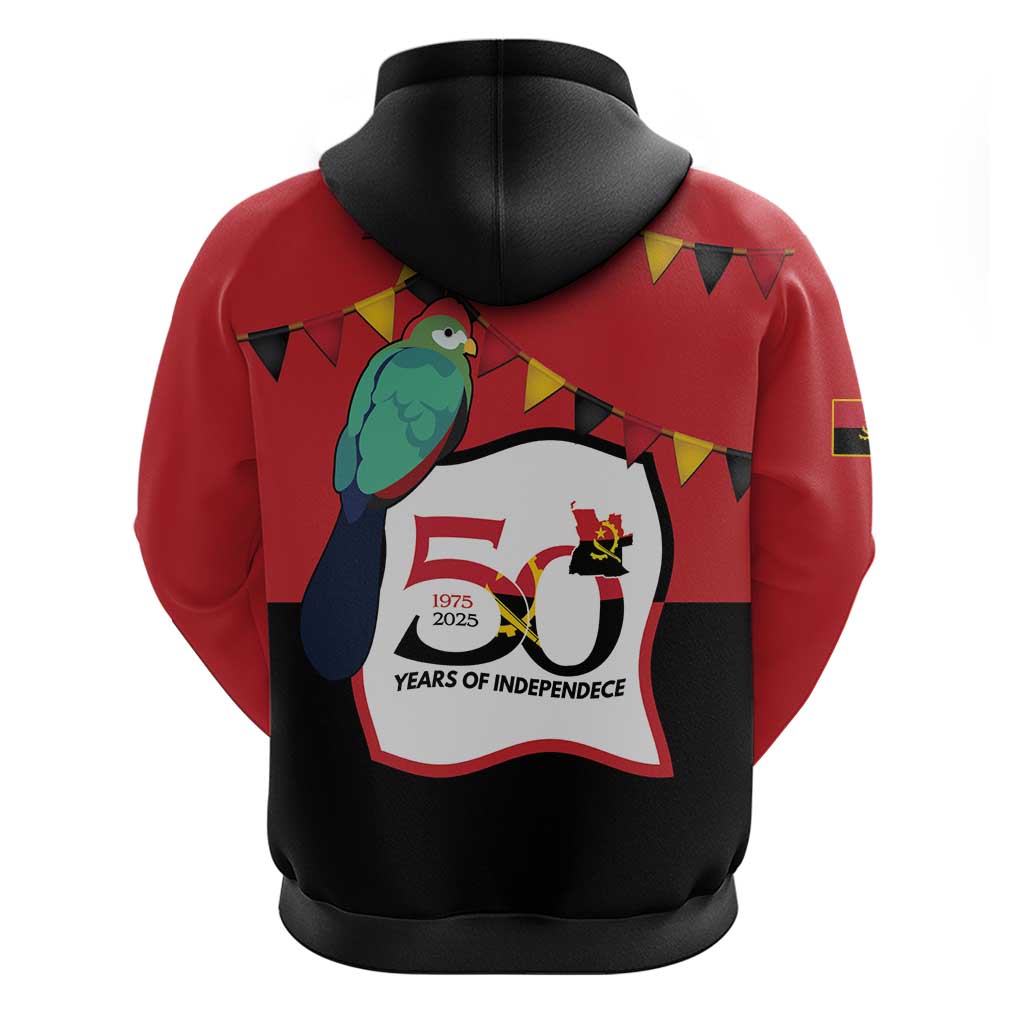Happy Angola Hoodie 50 Years of Independence LT15
