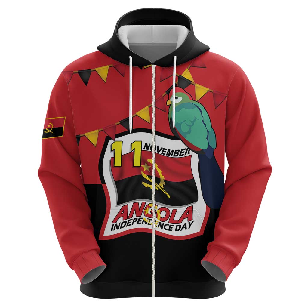Happy Angola Hoodie 50 Years of Independence LT15
