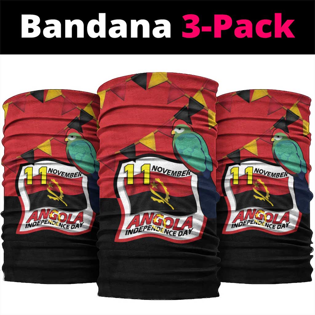 Happy Angola Neck Gaiter 50 Years of Independence LT15