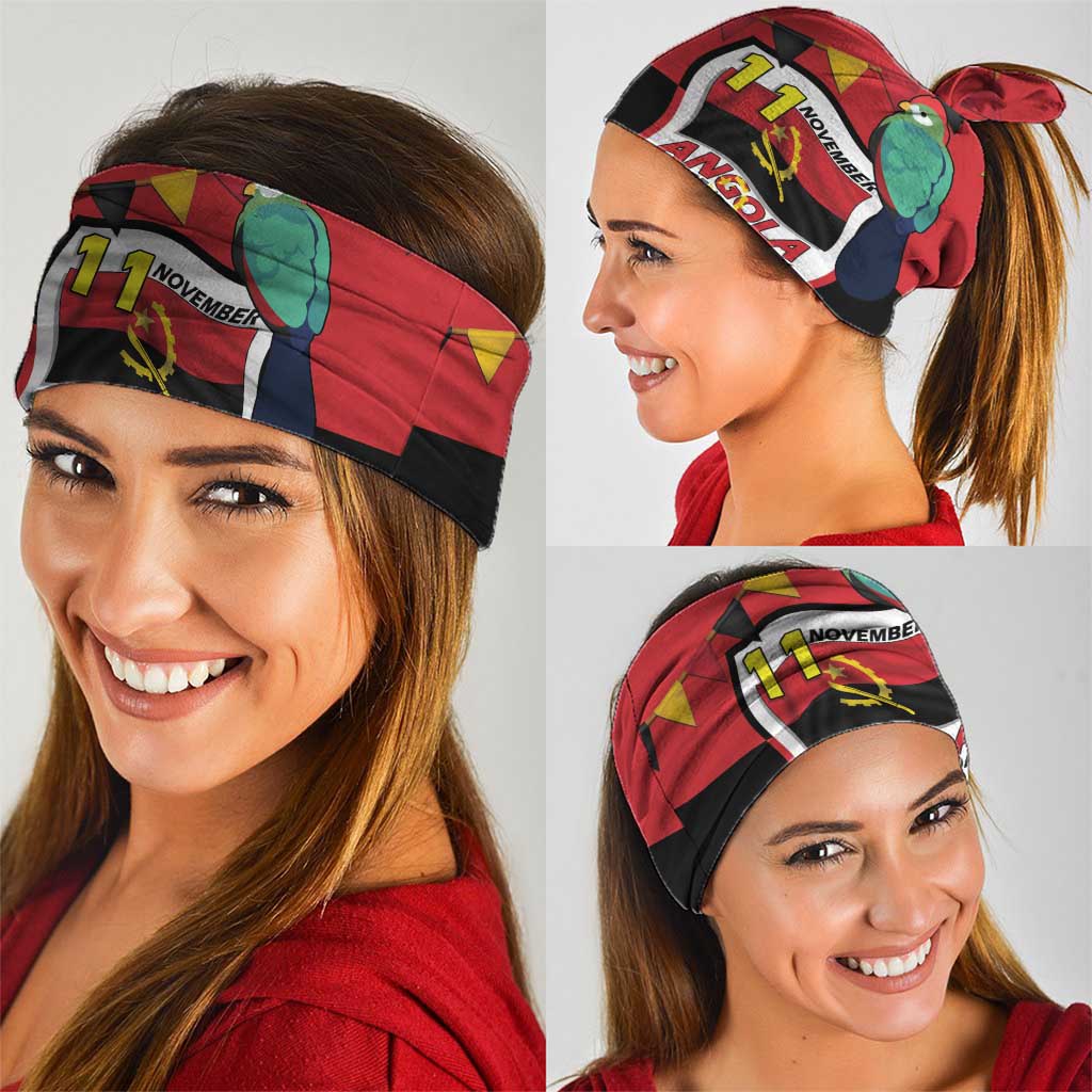 Happy Angola Neck Gaiter 50 Years of Independence LT15