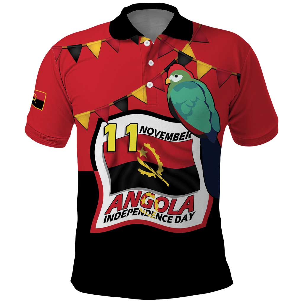 Happy Angola Polo Shirt 50 Years of Independence LT15