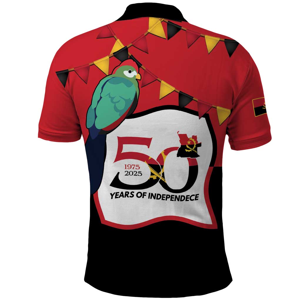 Happy Angola Polo Shirt 50 Years of Independence LT15