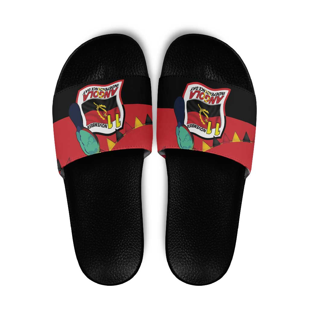Happy Angola Slide Sandals 50 Years of Independence LT15