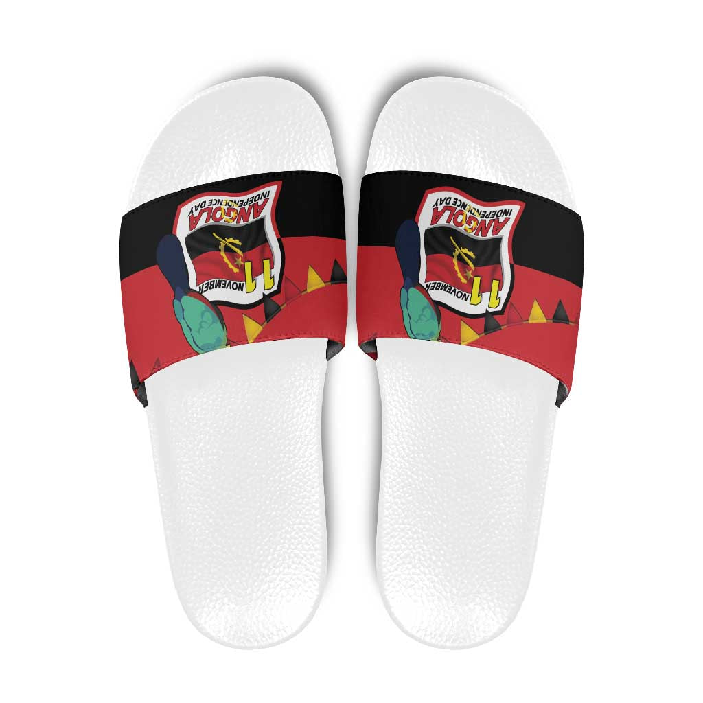 Happy Angola Slide Sandals 50 Years of Independence LT15
