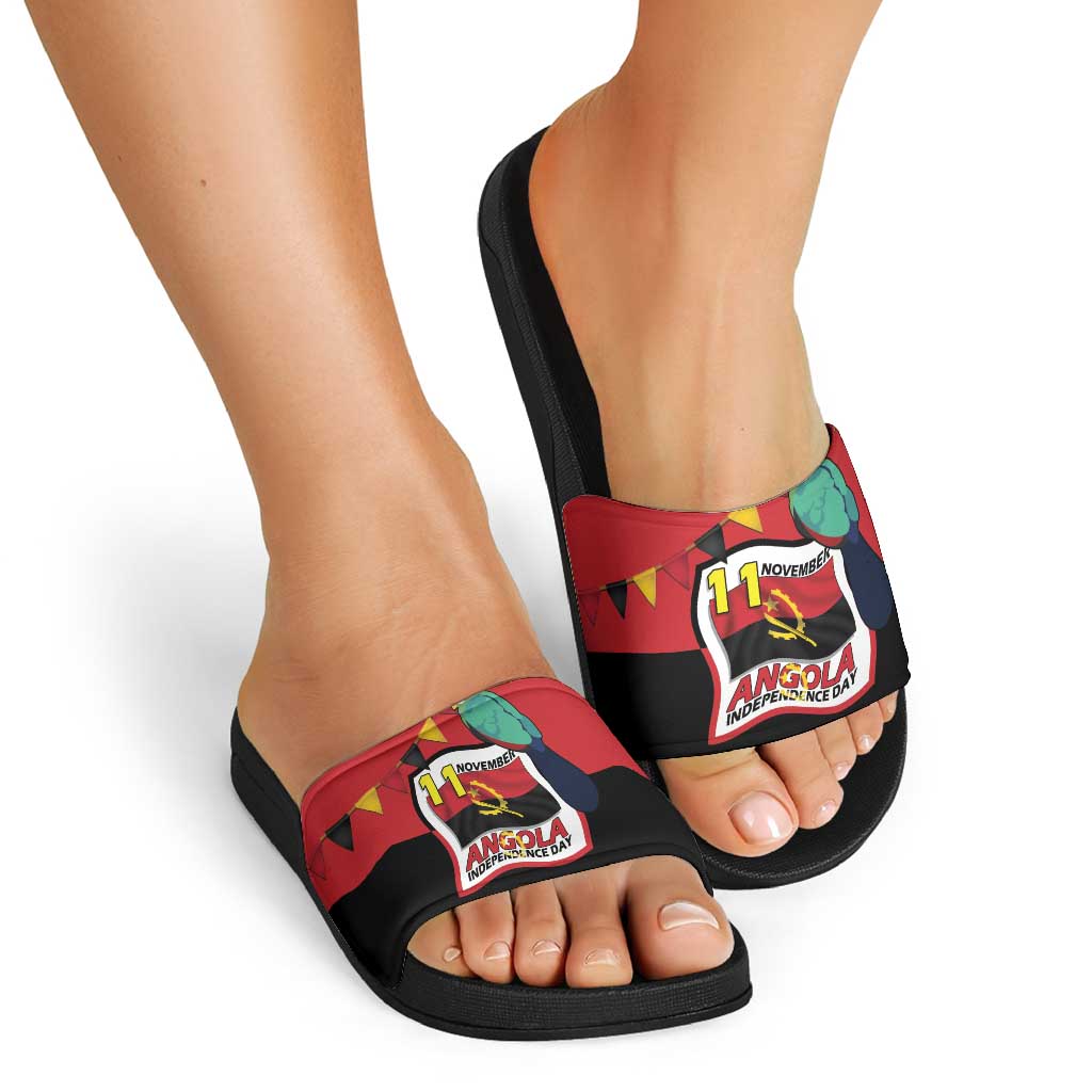 Happy Angola Slide Sandals 50 Years of Independence LT15