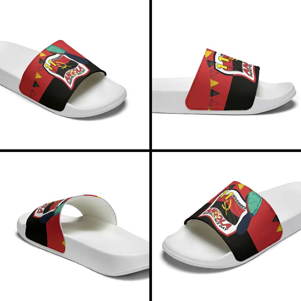 Happy Angola Slide Sandals 50 Years of Independence LT15