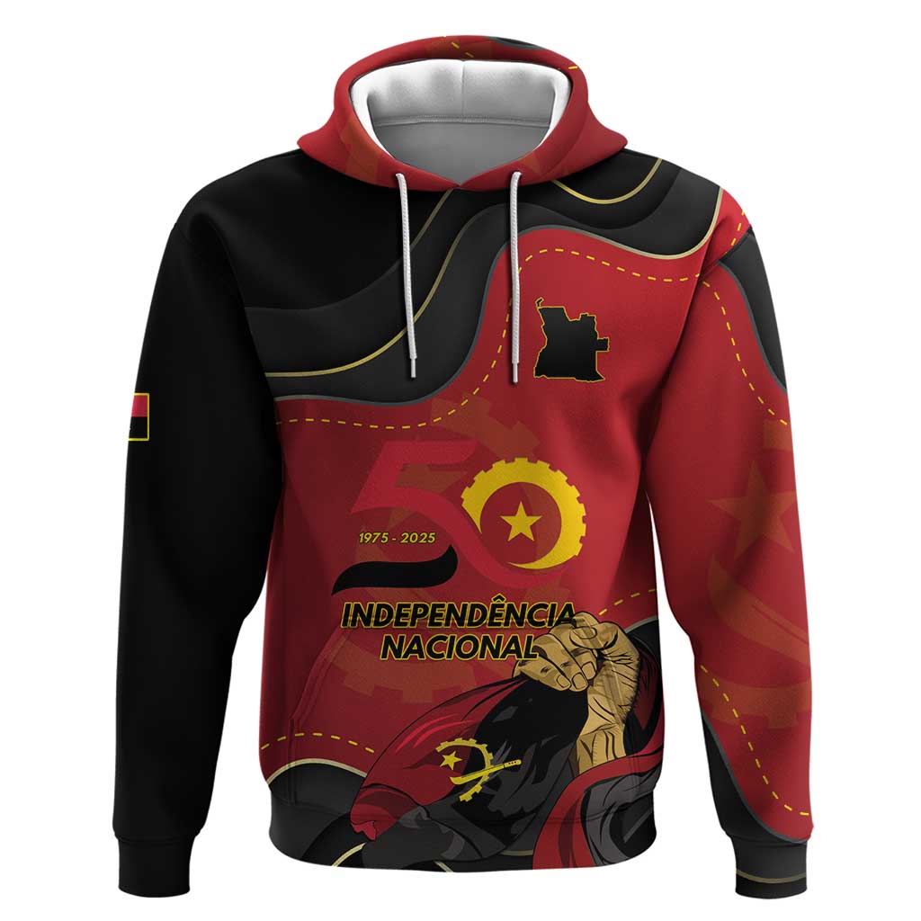 Personalized Angola Independence Day Hoodie Virtue Is Stronger When United LT15