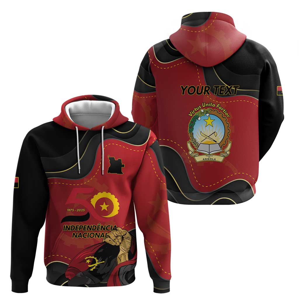 Personalized Angola Independence Day Hoodie Virtue Is Stronger When United LT15
