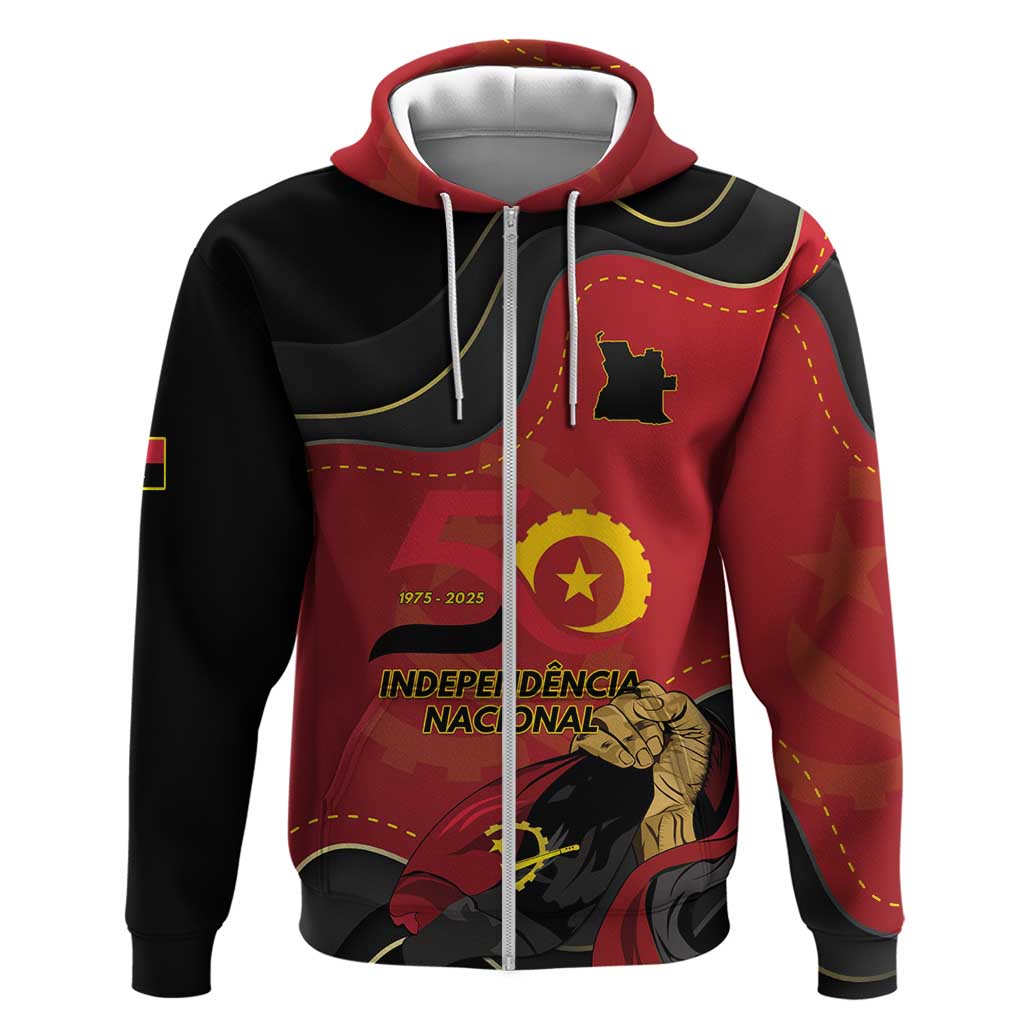 Personalized Angola Independence Day Hoodie Virtue Is Stronger When United LT15