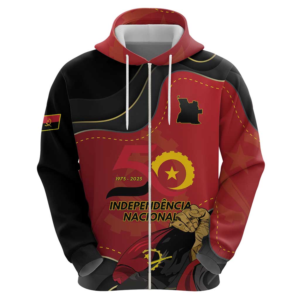 Personalized Angola Independence Day Hoodie Virtue Is Stronger When United LT15