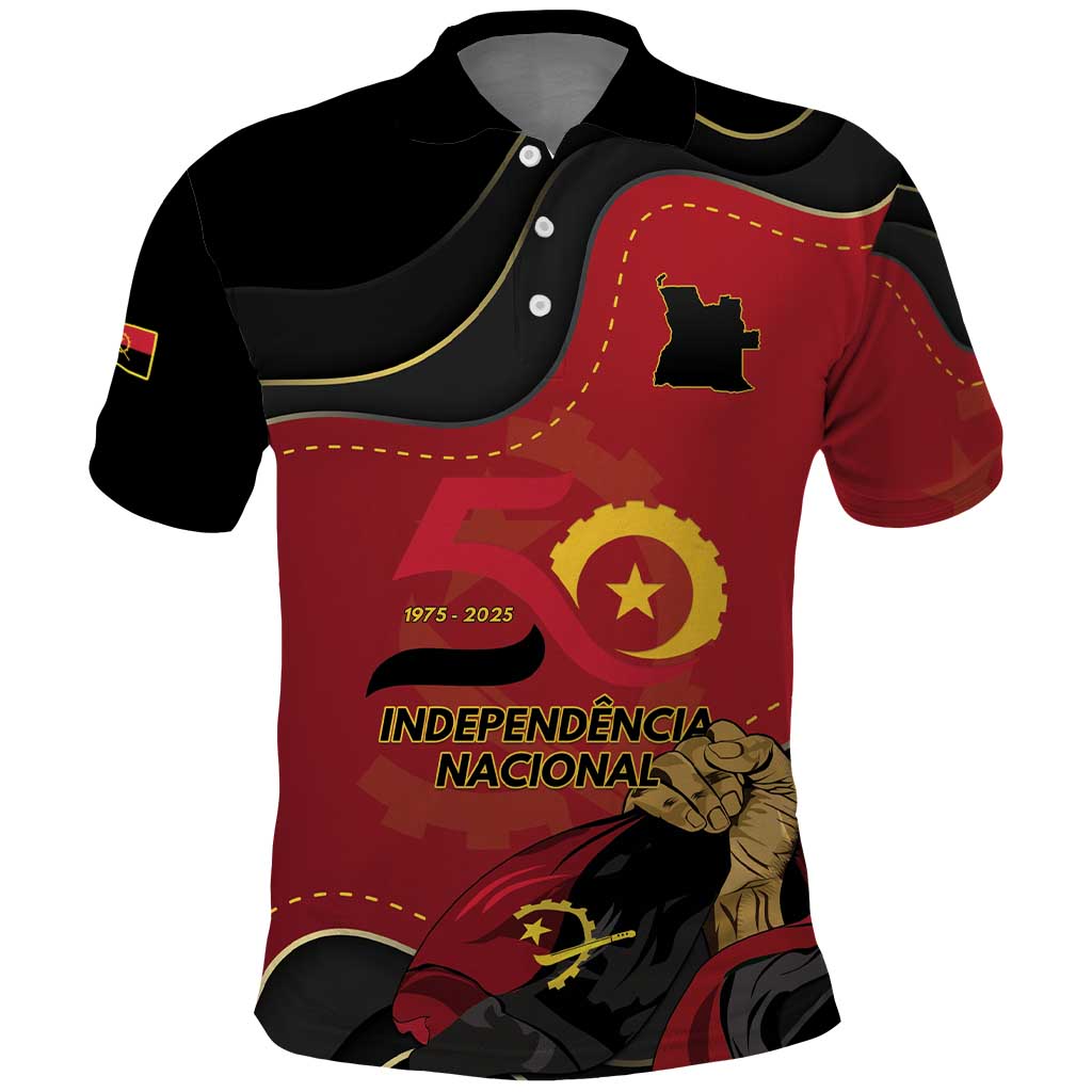 Personalized Angola Independence Day Polo Shirt Virtue Is Stronger When United LT15