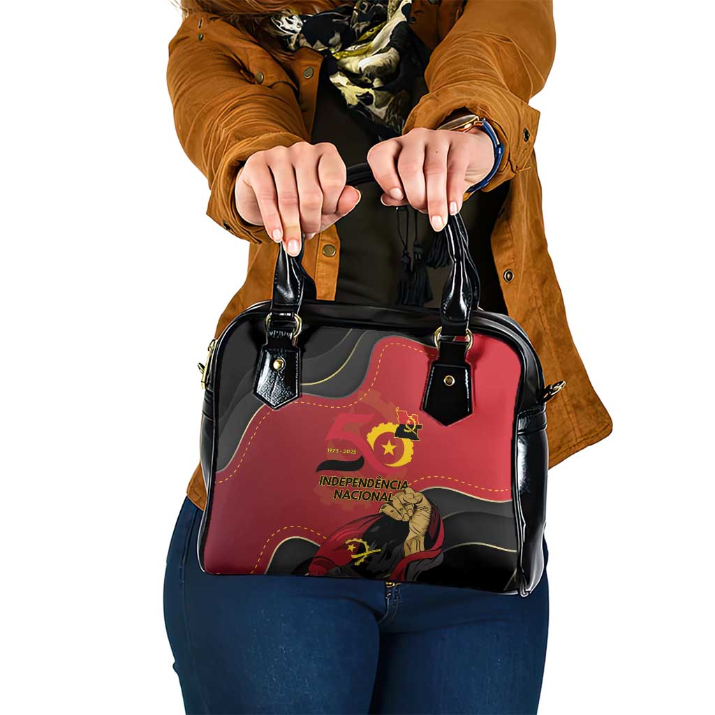 Angola Independence Day Shoulder Handbag Virtue Is Stronger When United LT15