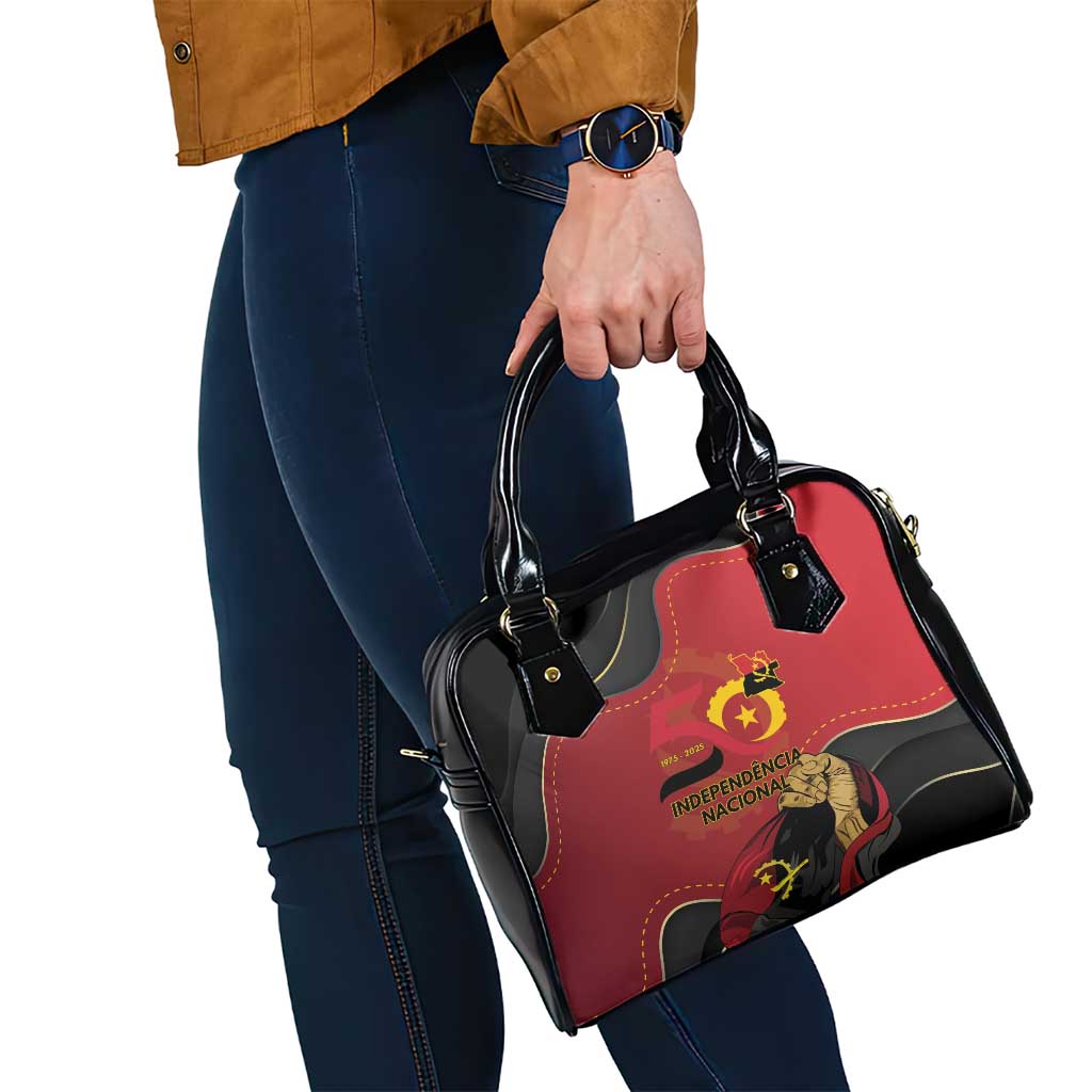Angola Independence Day Shoulder Handbag Virtue Is Stronger When United LT15