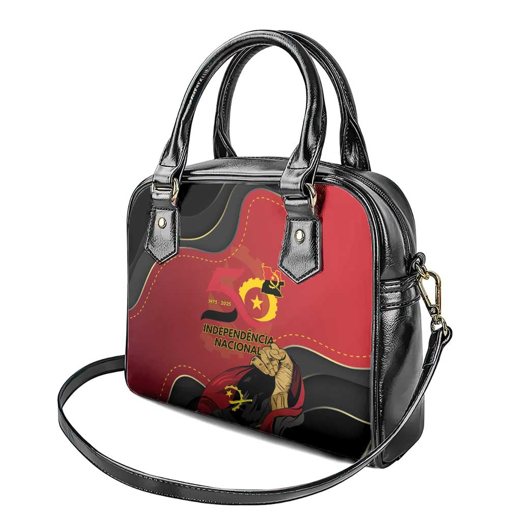 Angola Independence Day Shoulder Handbag Virtue Is Stronger When United LT15