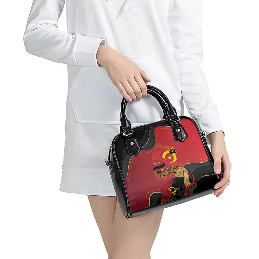 Angola Independence Day Shoulder Handbag Virtue Is Stronger When United LT15