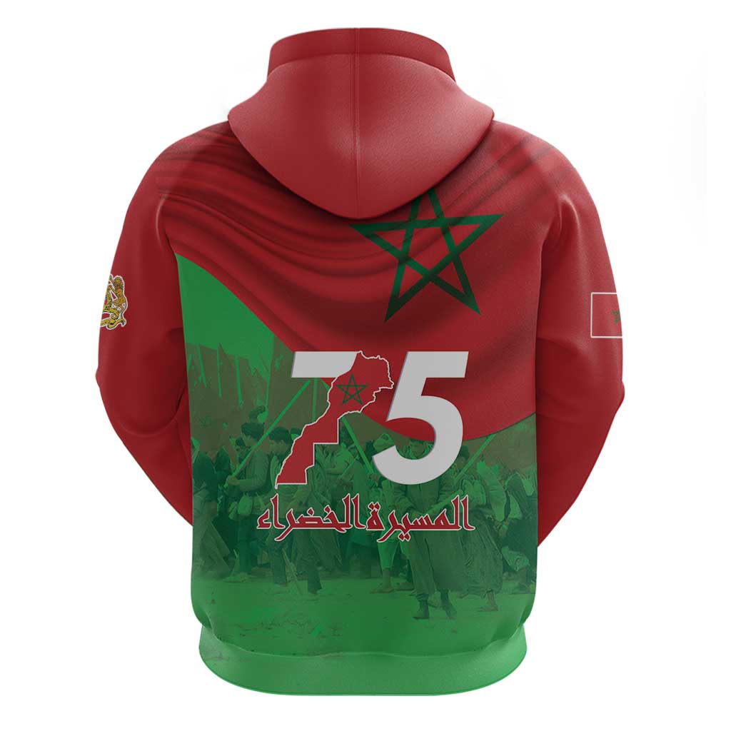 Morocco Green March Day Hoodie One People - One Nation LT15