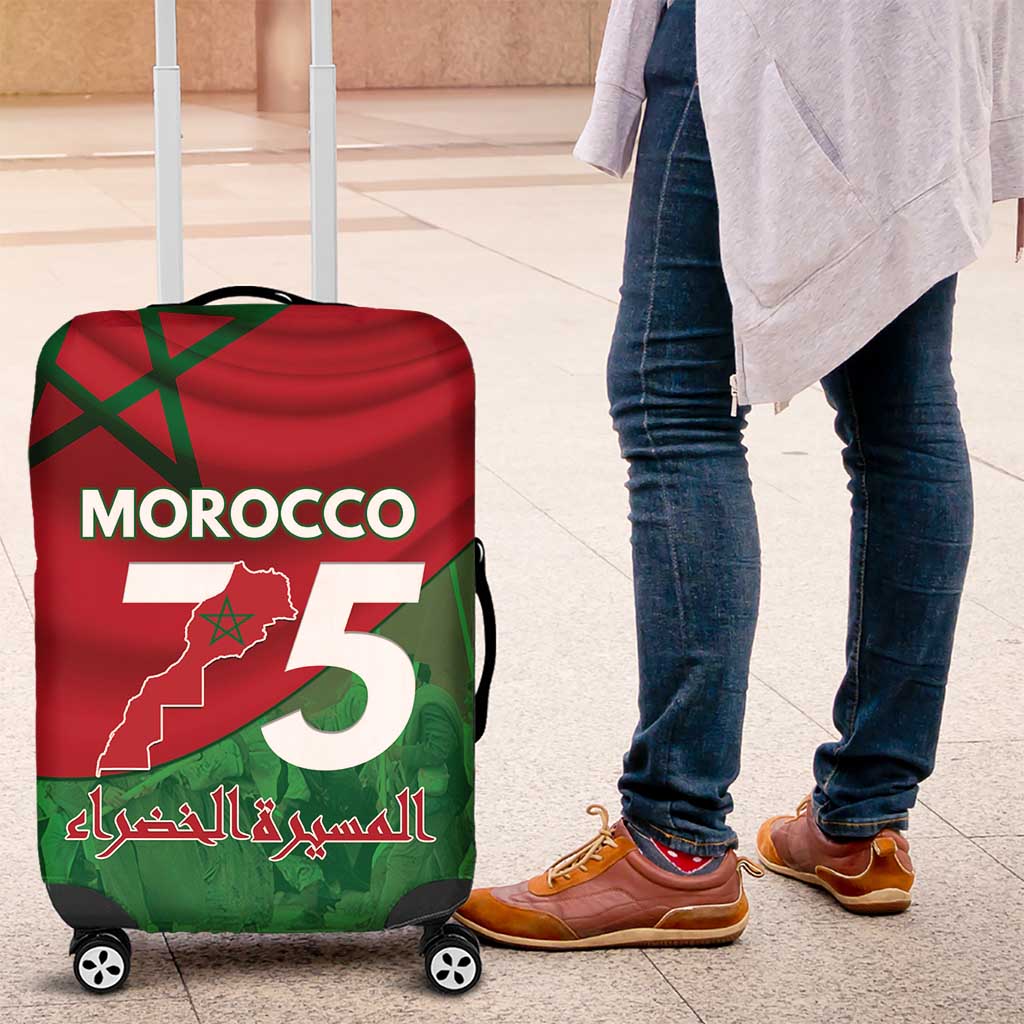 Morocco Green March Day Luggage Cover One People - One Nation LT15