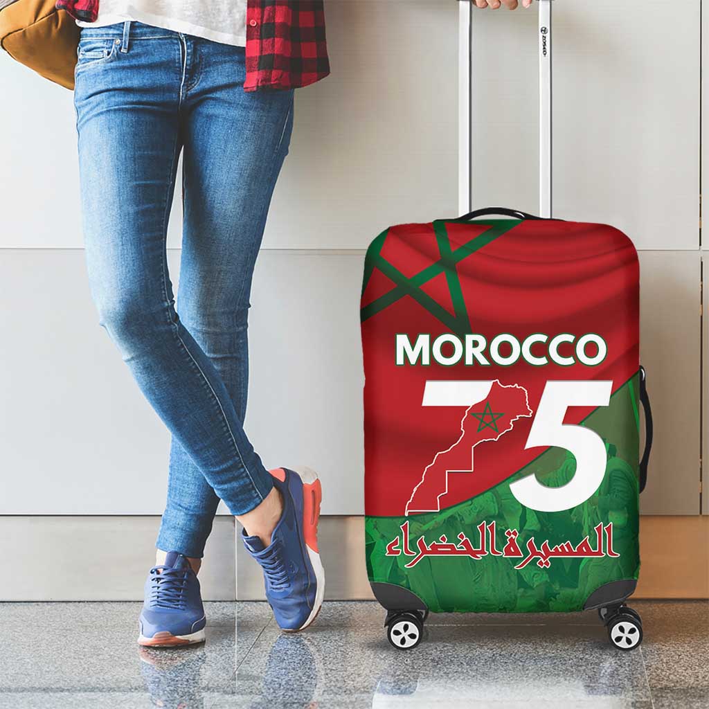 Morocco Green March Day Luggage Cover One People - One Nation LT15
