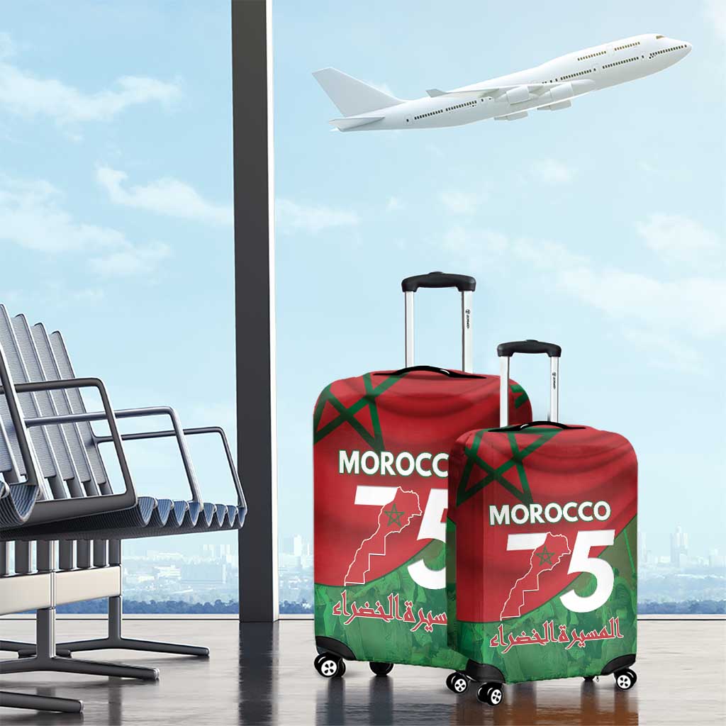 Morocco Green March Day Luggage Cover One People - One Nation LT15