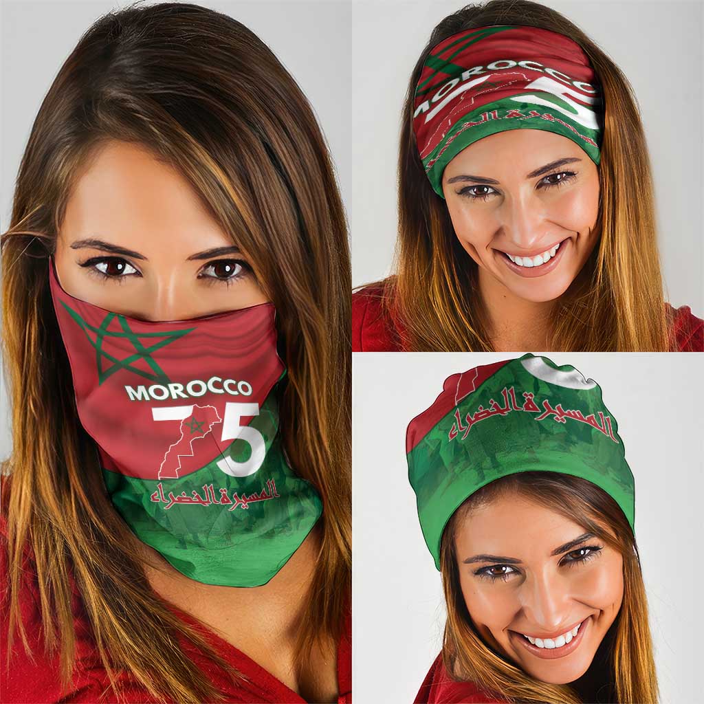 Morocco Green March Day Neck Gaiter One People - One Nation LT15