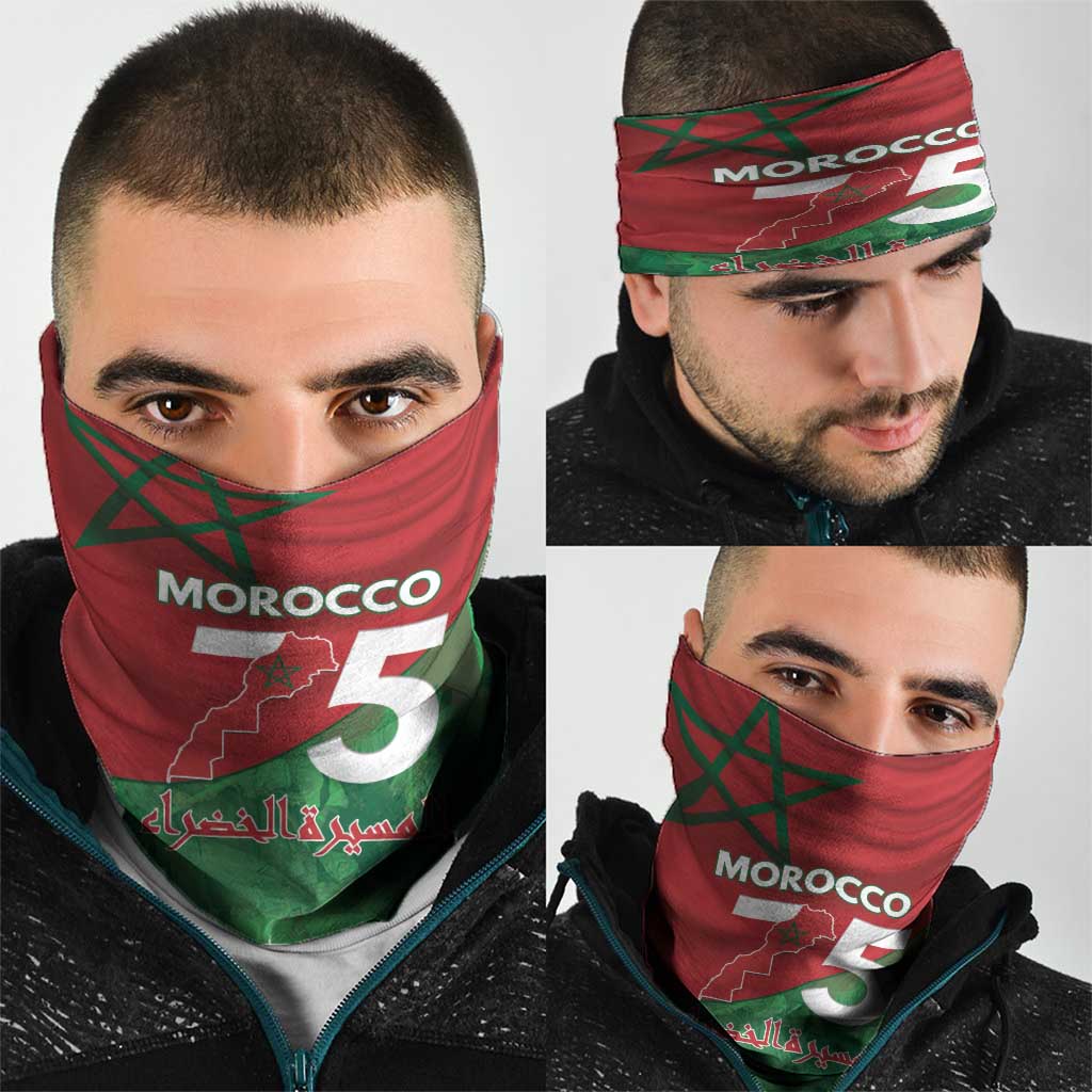 Morocco Green March Day Neck Gaiter One People - One Nation LT15