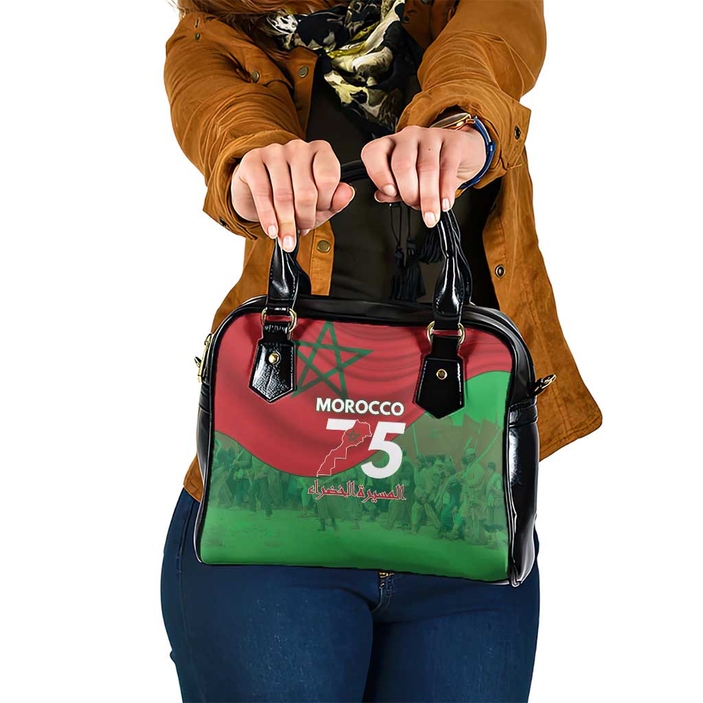 Morocco Green March Day Shoulder Handbag One People - One Nation LT15