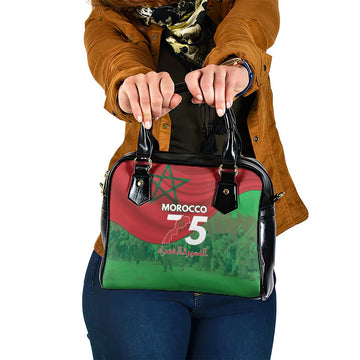 Morocco Green March Day Shoulder Handbag One People - One Nation LT15