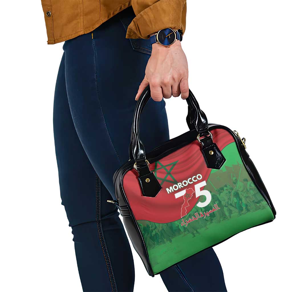 Morocco Green March Day Shoulder Handbag One People - One Nation LT15