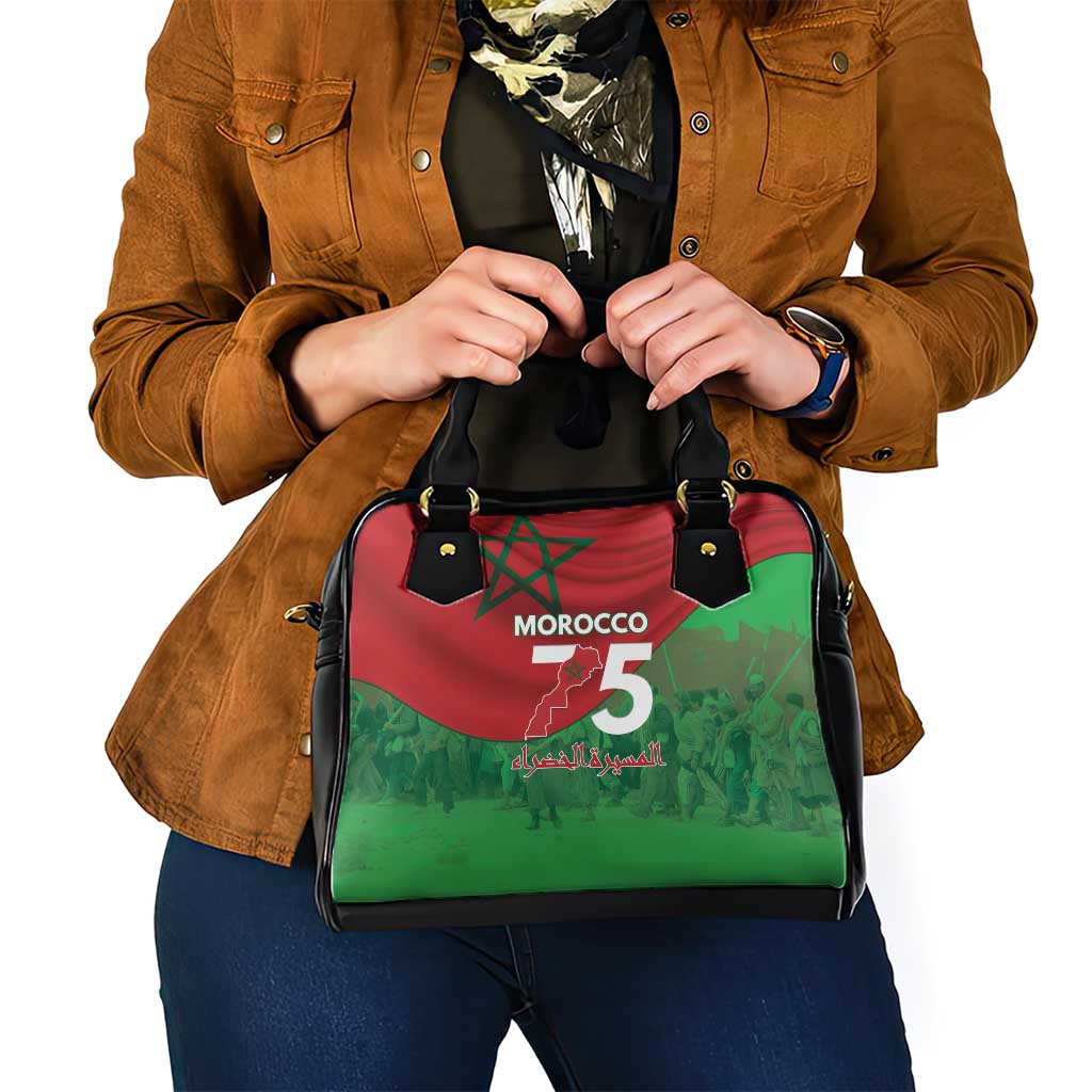 Morocco Green March Day Shoulder Handbag One People - One Nation LT15