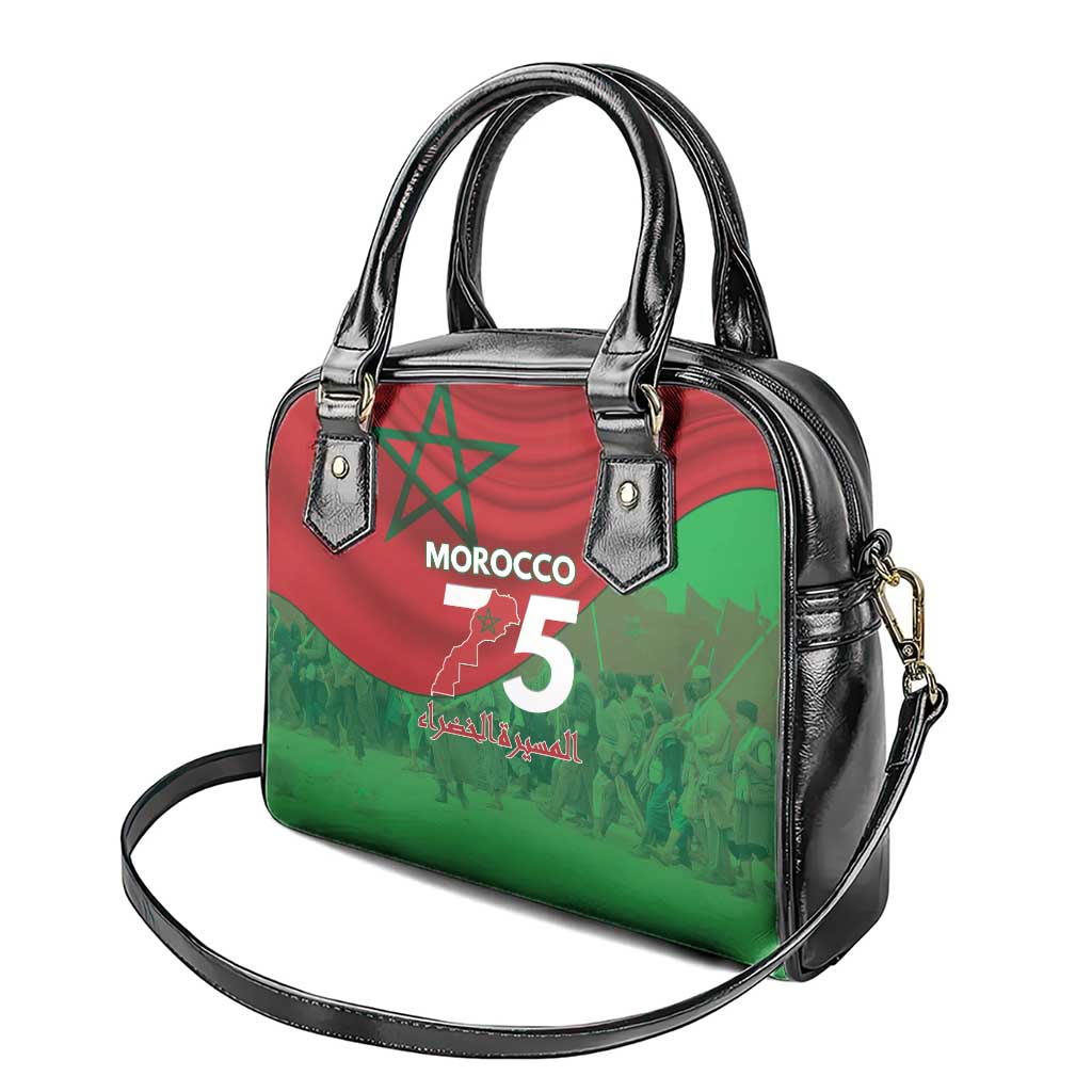 Morocco Green March Day Shoulder Handbag One People - One Nation LT15
