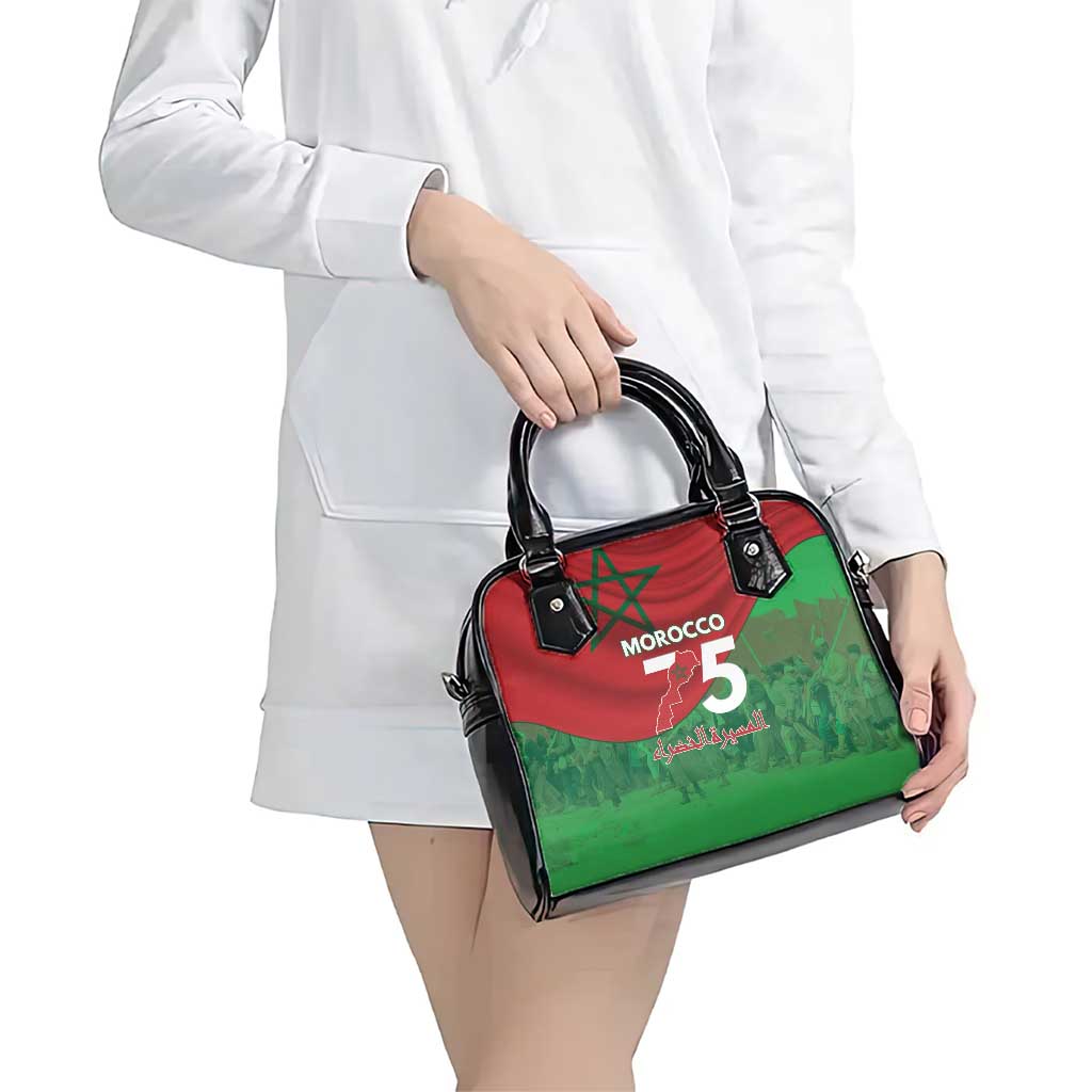 Morocco Green March Day Shoulder Handbag One People - One Nation LT15