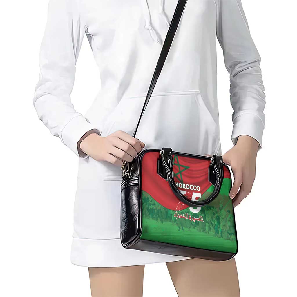 Morocco Green March Day Shoulder Handbag One People - One Nation LT15
