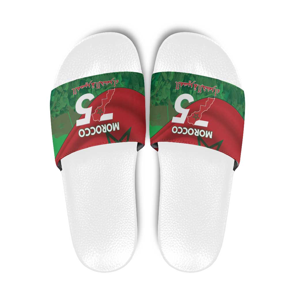 Morocco Green March Day Slide Sandals One People - One Nation LT15