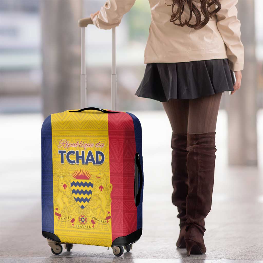 Chad Luggage Cover Coat Of Arms - Flag Style LT15