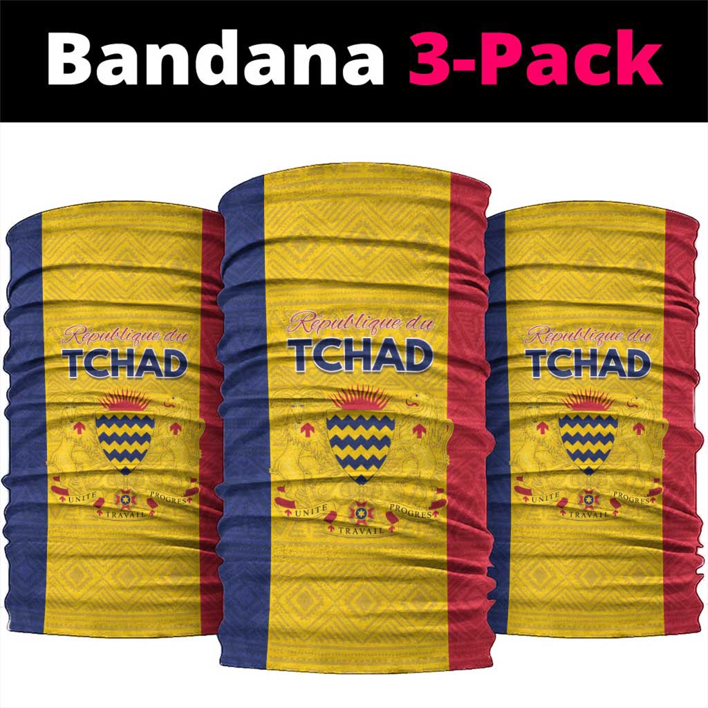Chad Neck Gaiter Coat Of Arms - Flag Style LT15