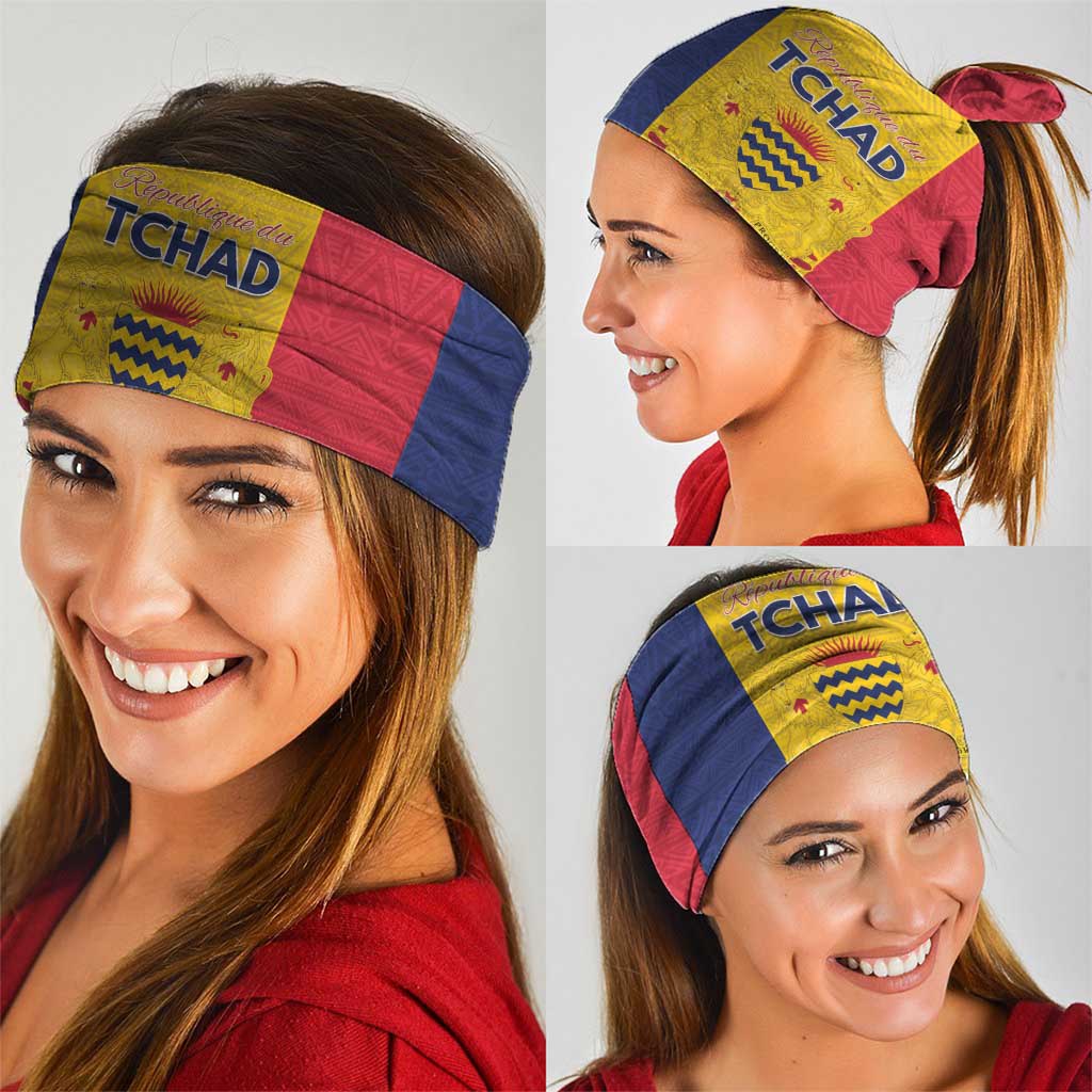 Chad Neck Gaiter Coat Of Arms - Flag Style LT15