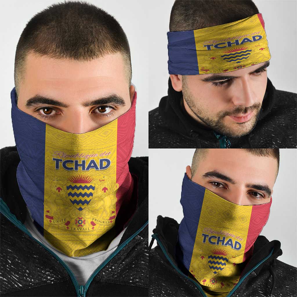 Chad Neck Gaiter Coat Of Arms - Flag Style LT15