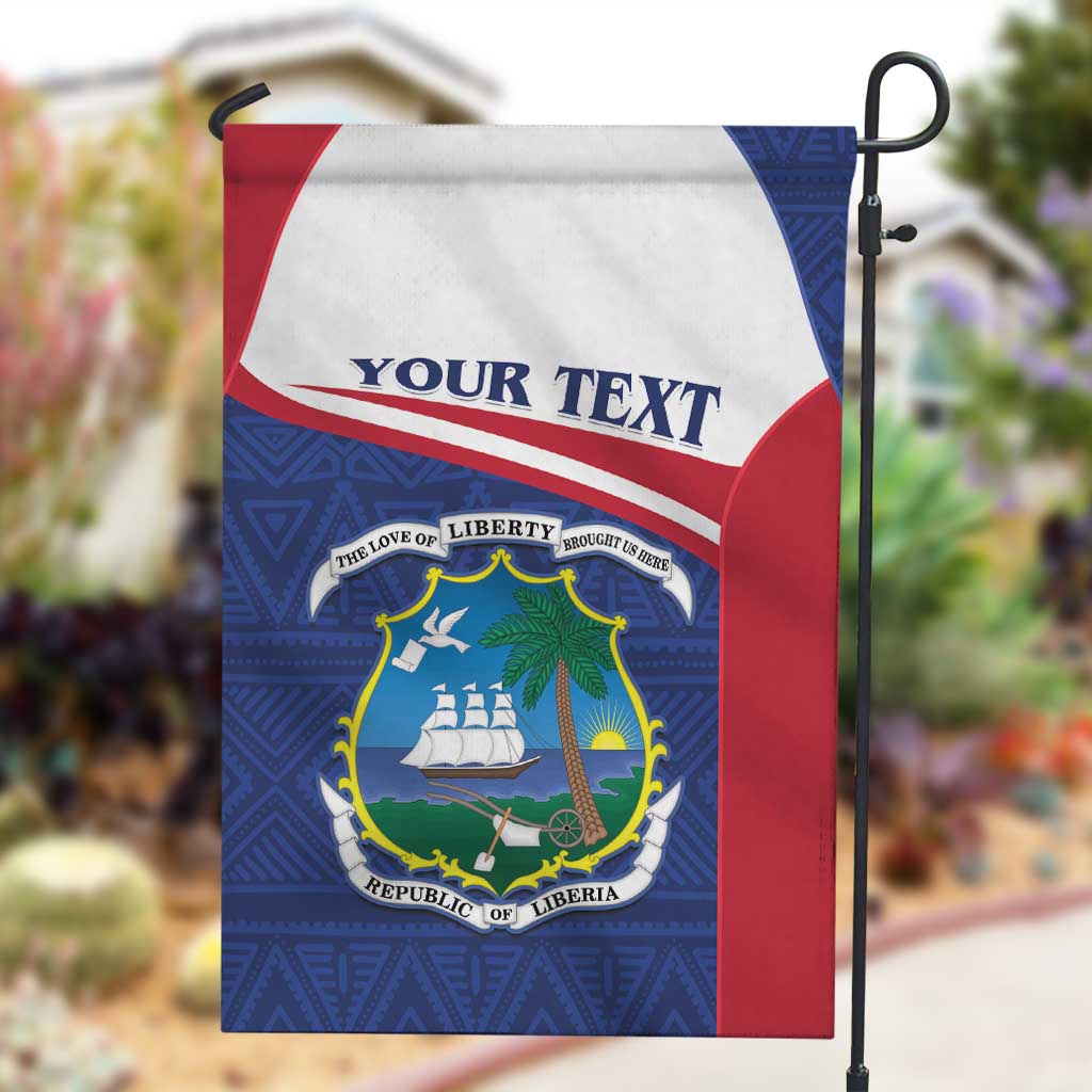 Personalised Liberia African Garden Flag Coat Of Arms Flag LT15