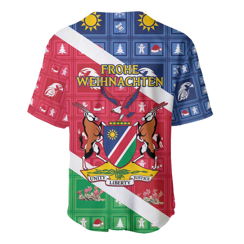 Afro Namibia Baseball Jersey Coat Of Arms Christmas Style LT15