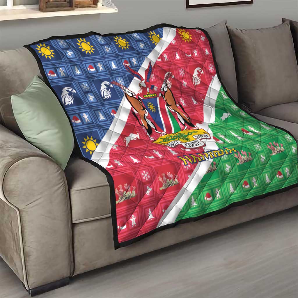 Afro Namibia Quilt Coat Of Arms Christmas Style LT15
